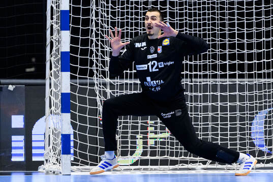 Goalkeeper Matej Mandic of Croatia