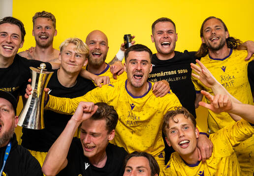 Mjällbys Viktor Gustafson, Jesper Gustavsson, Tom