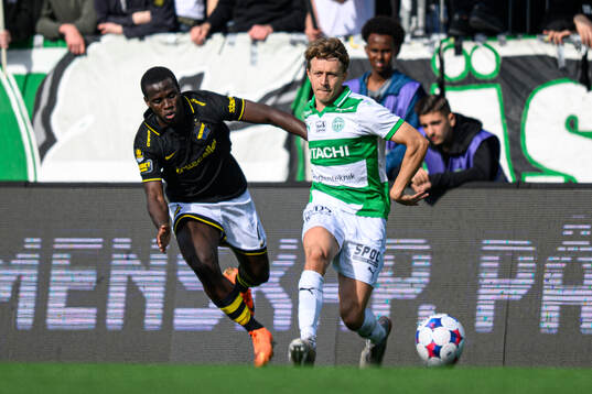 AIKs Stanley Wilson Omondi och Västerås Simon Gefvert