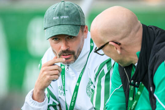 Västerås fotbollsansvarig Mikael Lustig och sportchef