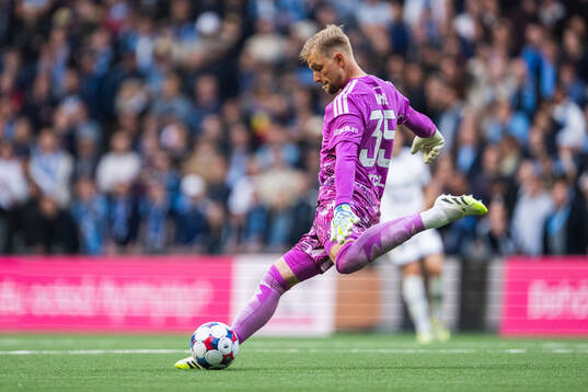 Djurgårdens målvakt Jacob Rinne