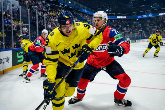 Jakob Silfverberg of Sweden and Stian Solberg of Norway