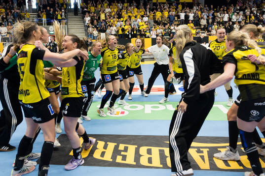 Sävehofs spelare jublar