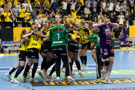 Sävehofs spelare jublar