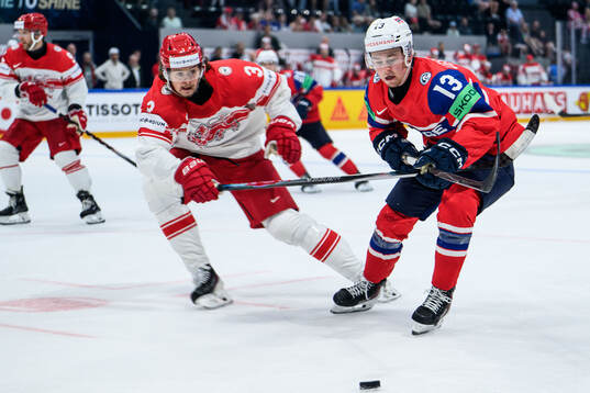Malte Setkov of Denmark and Petter Vesterheim of Norway