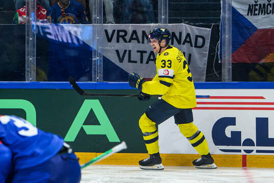 Jakob Silfverberg of Sweden celebrates