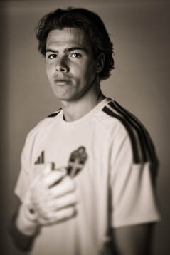 Goalkeeper Jacob Widell Zetterström of the Swedish