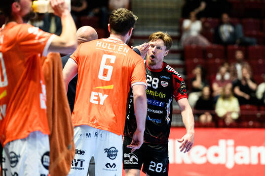 IFK Kristianstads Philip Henningsson och HK Malmös Alfred