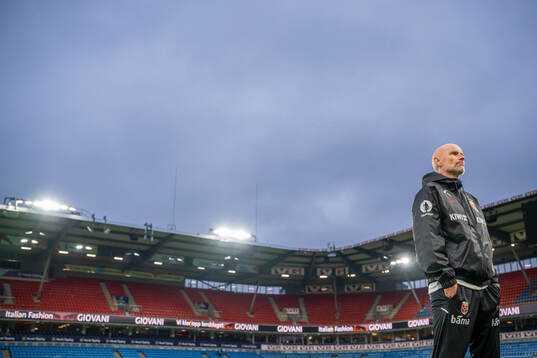 Head coach Ståle Solbakken of Norway
