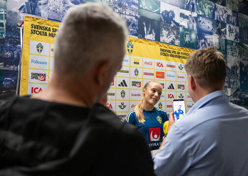 Smilla Holmberg of the Swedish women's national football