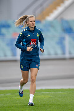 Nathalie Björn of the Swedish women's national football