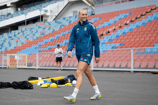 Stina Blackstenius  of the Swedish women's national