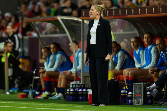 Head coach Gemma Grainger of Norway