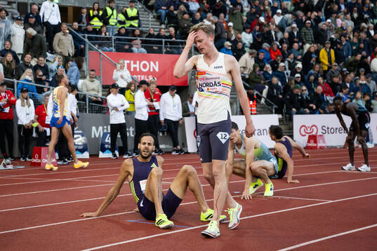 Narve Gilje Nordås of Norway looks dejected