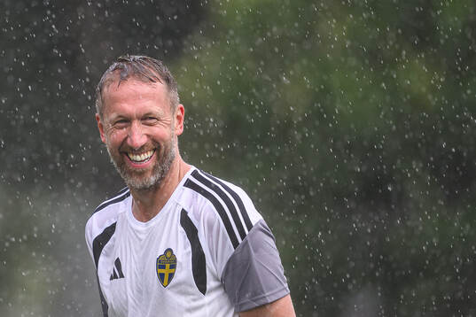 Head coach Graham Potter of the Swedish national football