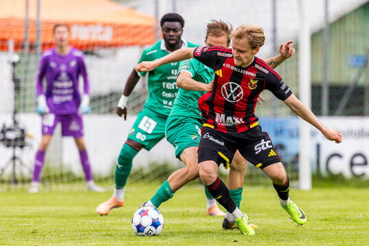 Ljungskiles Emilio Reljanovic och Östersunds Simon Marklund