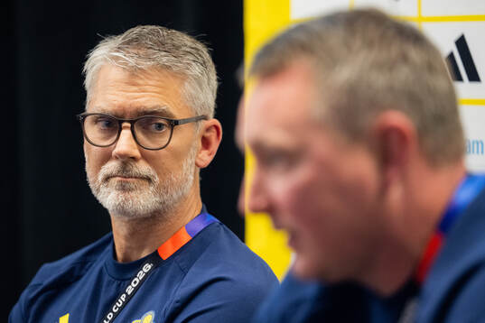 Niclas Carlnén, general secretary and Kim Källström,