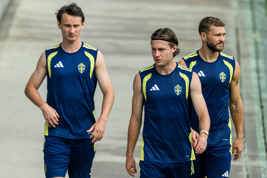 Hjalmar Ekdal, Mattias Svanberg and Jesper Karlström of