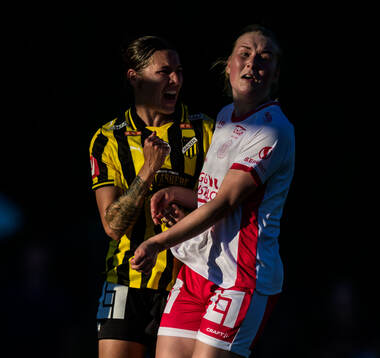 Häckens Tabitha Michelle Tindell jublar