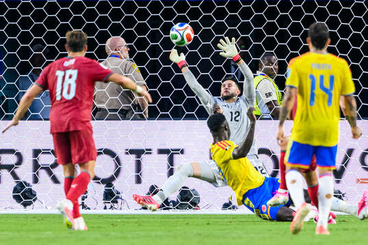 Goalkeeper Camilo Vargas of Colombia