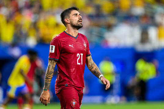 Ruben Neves of Portugal looks dejected