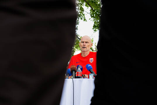 Ståle Solbakken, head coach of the Norwegian national
