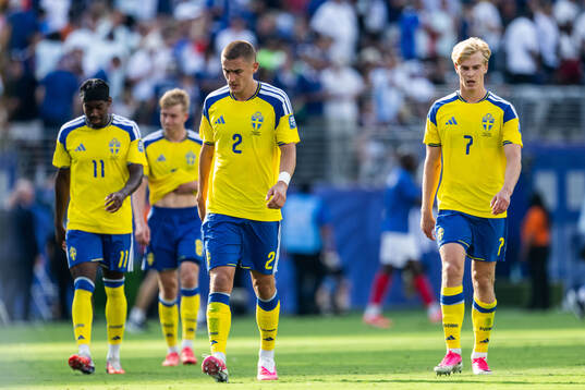 Gustaf Lagerbielke and Lucas Bergvall of Sweden look