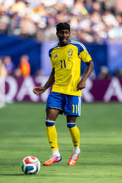 Anthony Elanga of Sweden