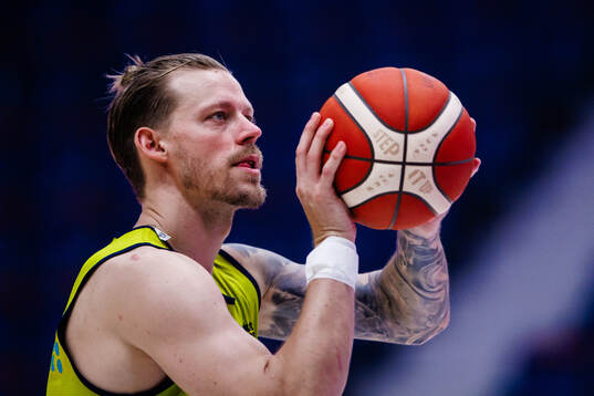 Viktor Gaddefors of the Swedish national basketball team