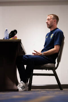 Head coach Graham Potter of the Swedish men's national