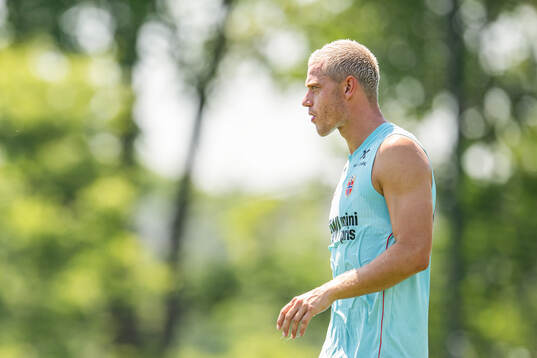 Julian Ryerson of the Norwegian national football team at a