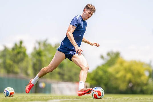 Jørgen Strand Larsen of the Norwegian national football