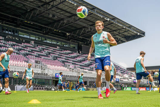 Marcus Holmgren Pedersen of the Norwegian national football