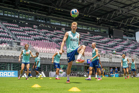 Sondre Langås of the Norwegian national football team at a
