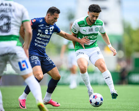 Degerfors Arman Taranis och Västerås Ismet Lushaku