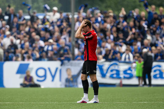 Brommapojkarnas Rasmus Örqvist deppar