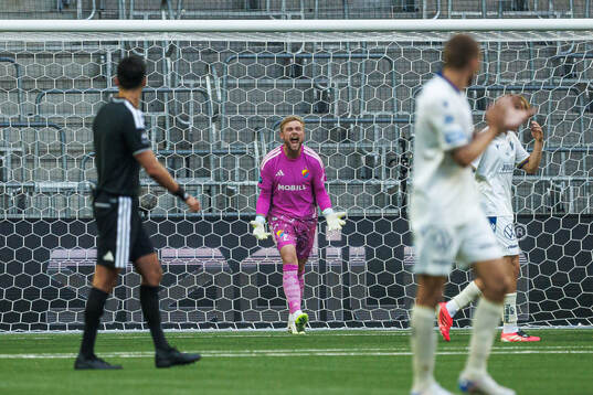 Djurgårdens målvakt Jacob Rinne