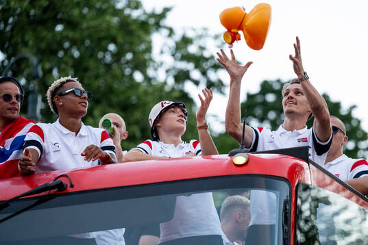 Ørjan Nyland, Antonio Nusa, Andreas Schjelderup and Martin