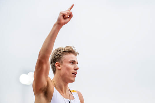 Andreas Ofstad Kulseng celebrates