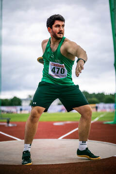 Oskar Antonsson i herrarnas diskus final