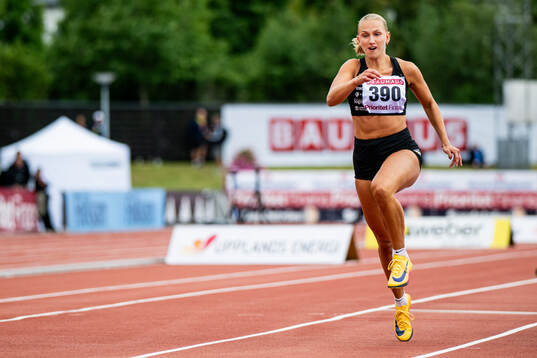 Maja Åskag i damernas trestegsfinal