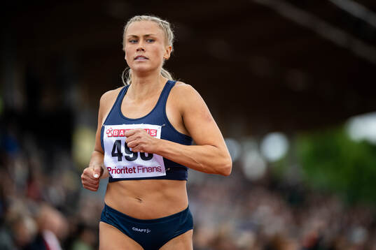 Bianca Salming, Turebergs FK, i damernas 7-kamp, 200m final