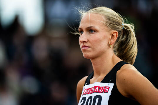 Maja Åskag, Råby-Rekarne FIF, i damernas trestegsfinal