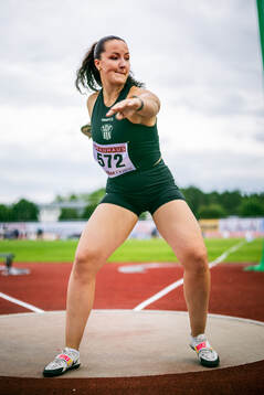Caisa-Marie Lindfors, Upsala IF, i damernas diskusfinal