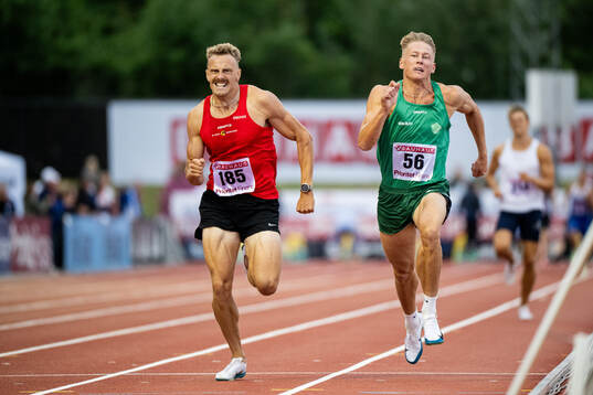 Rikard Throgen-Hedin, IF Göta Karlstad, och Emil Uhlin,