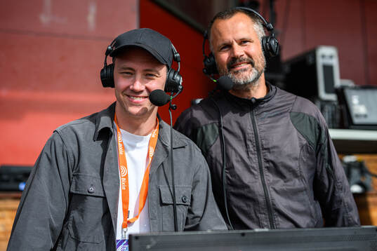 Radiosporterns Alexander Lundholm och friidrottsexpert