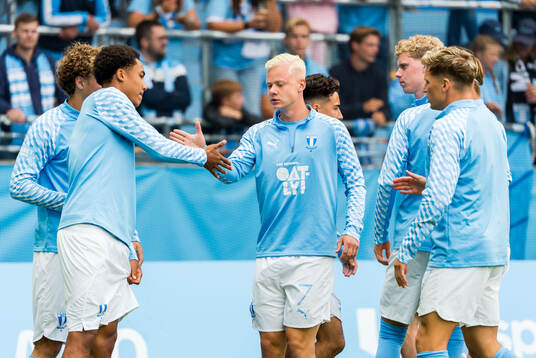 Malmö FFs Otto Rosengren och spelare