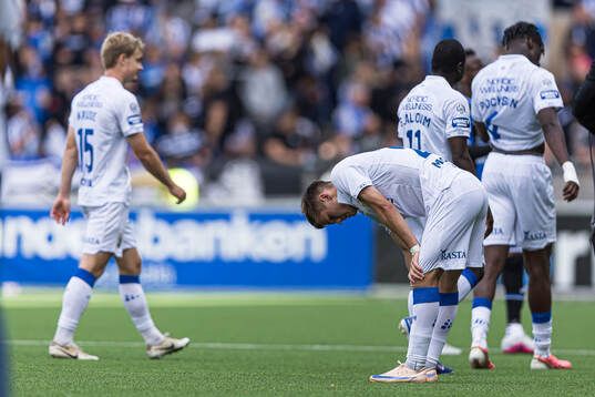 IFK Göteborgs spelare deppar