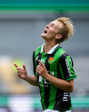 GAIS Henry Sletsjøe jublar