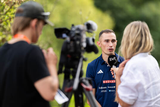 Thobias Montler of the Swedish national athletics team is